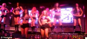 scantily clad casino waitresses